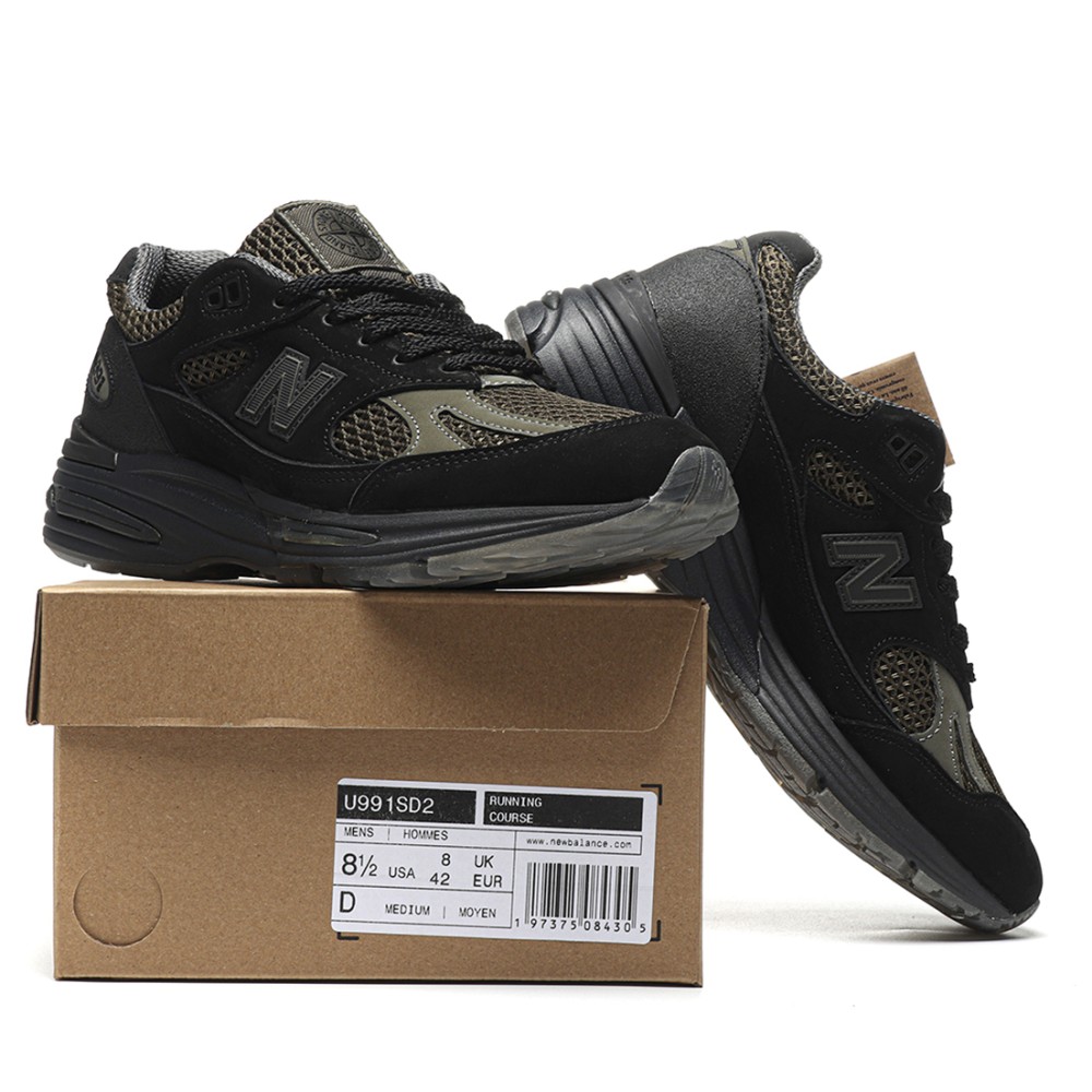TBkicks New Balance 991v2 MiUK Stone Island Black