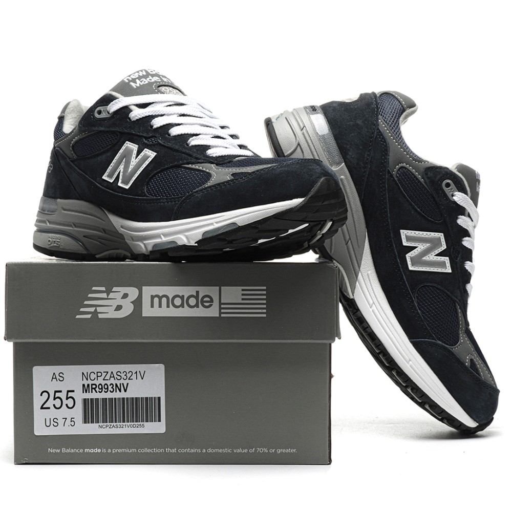 TBkicks New Balance 993 Kith Navy (Standard Width)