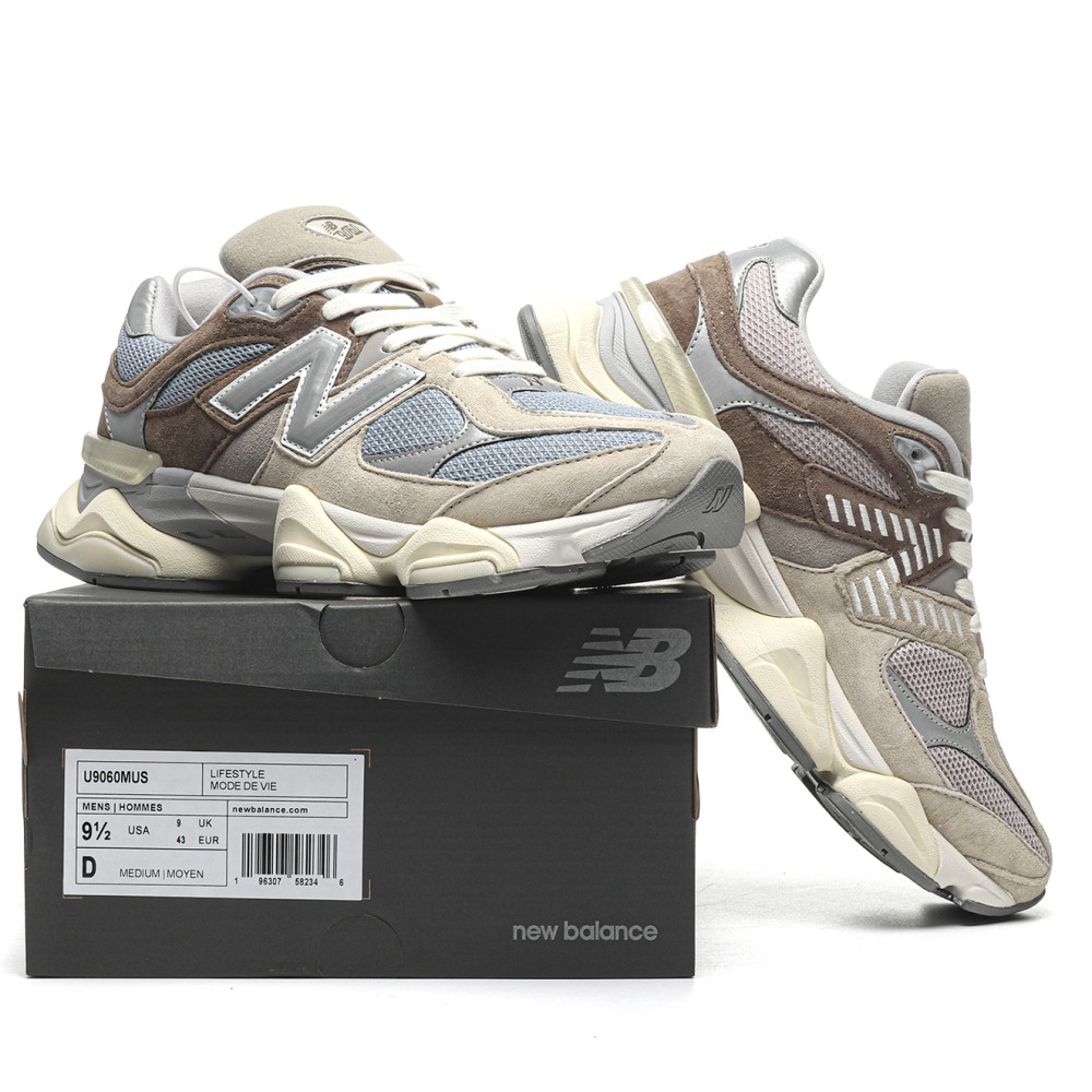 TBkicks New Balance 9060 Mushroom Aluminum