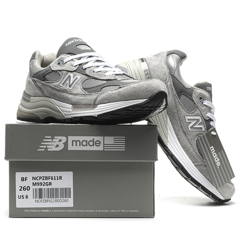TBkicks New Balance 992 Grey