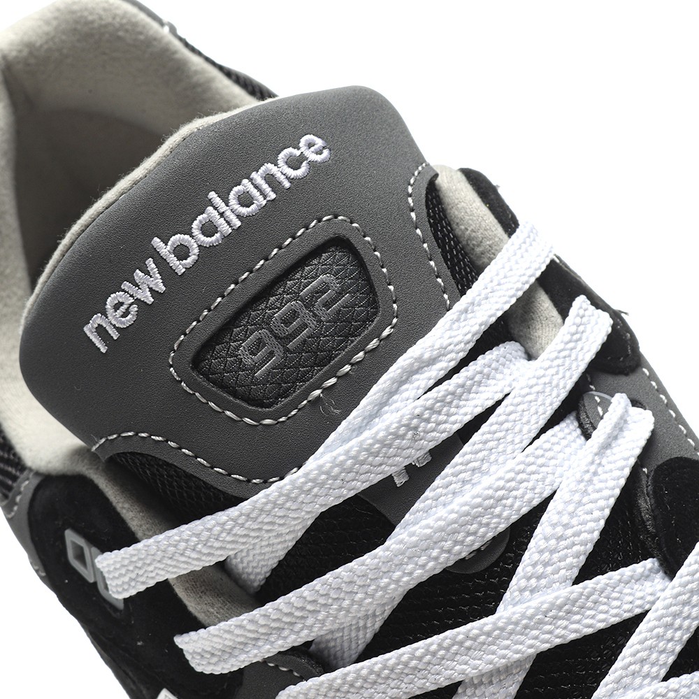 TBkicks New Balance 992 Black Grey Suede