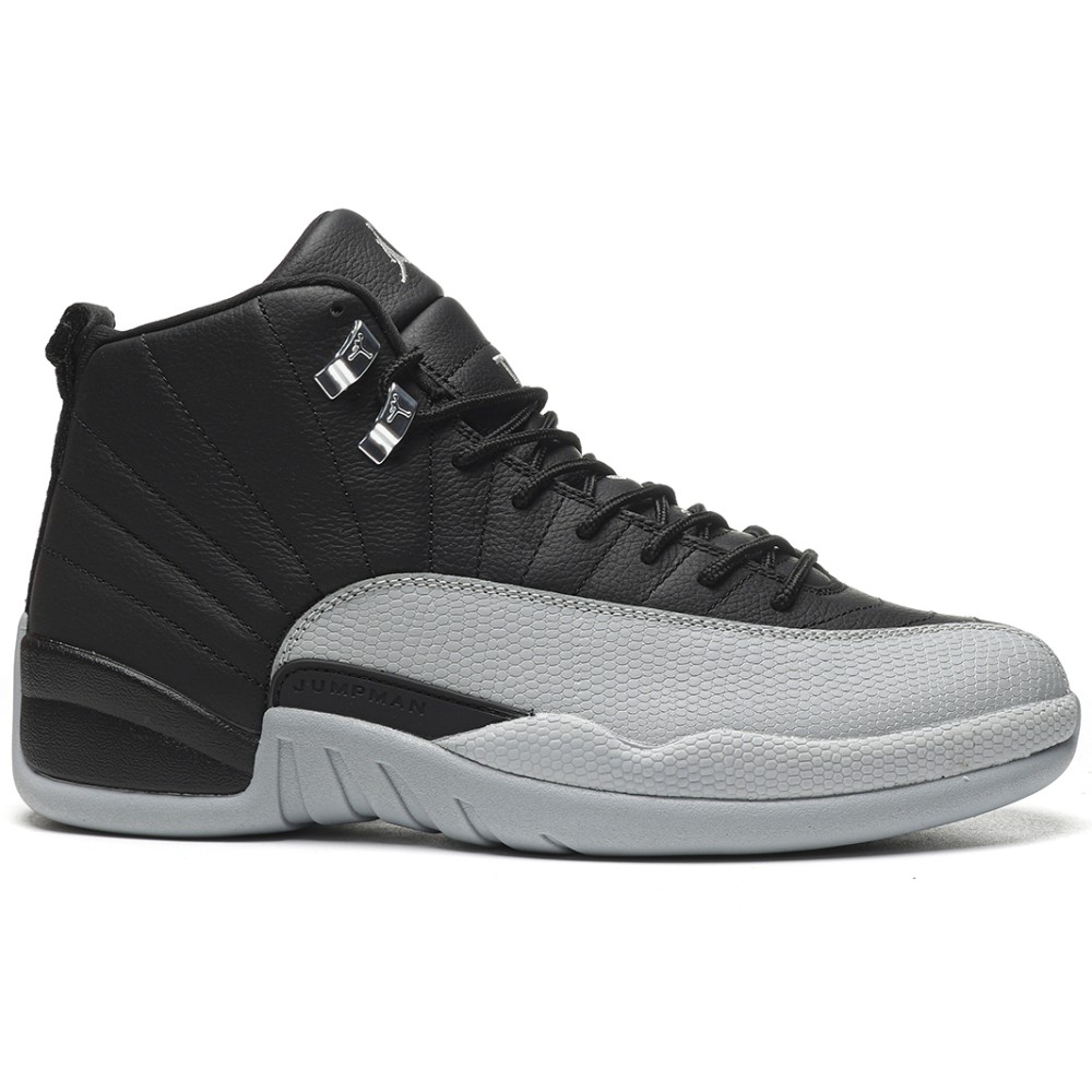 TBkicks Air Jordan 12 Retro Barons  black and gray