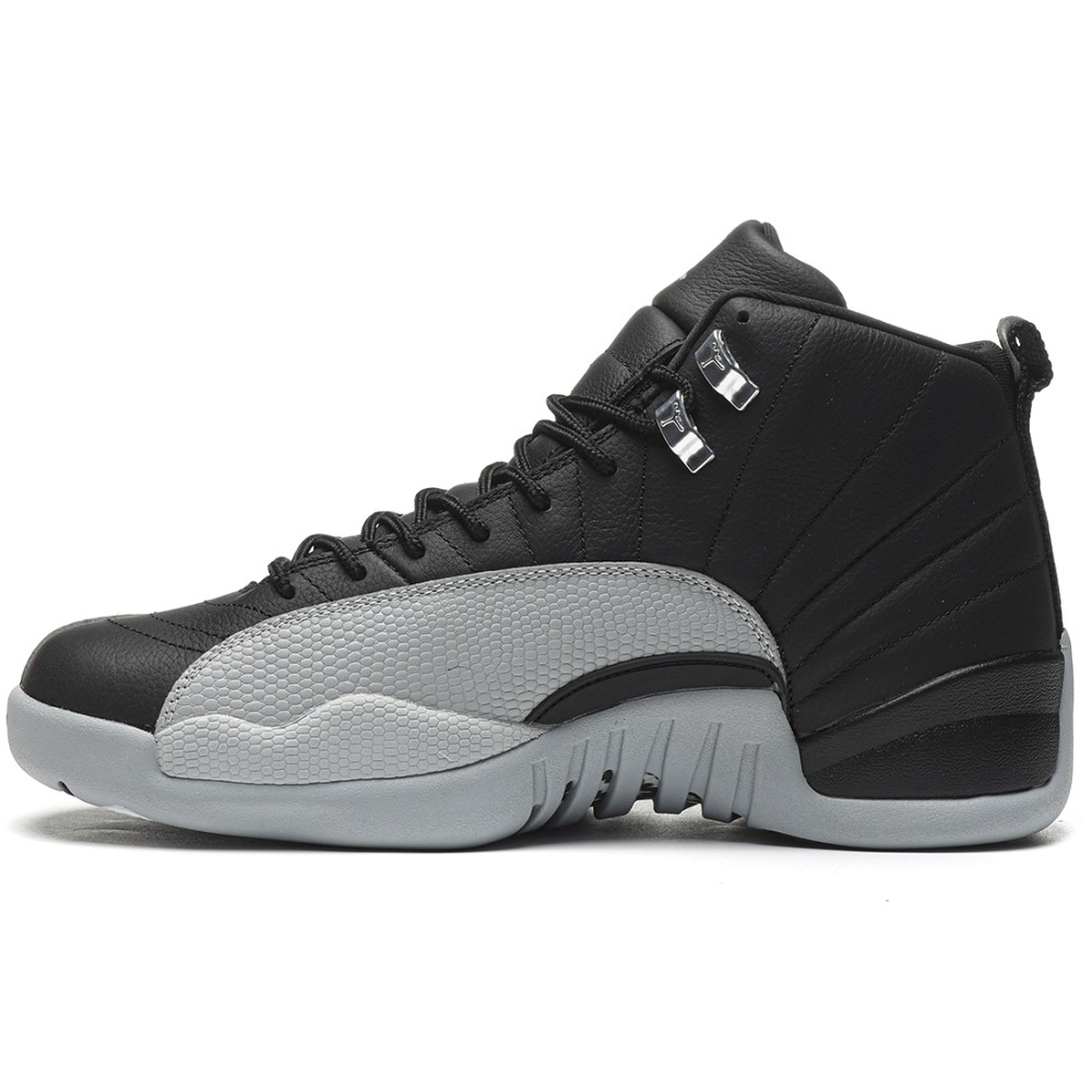 TBkicks Air Jordan 12 Retro Barons  black and gray