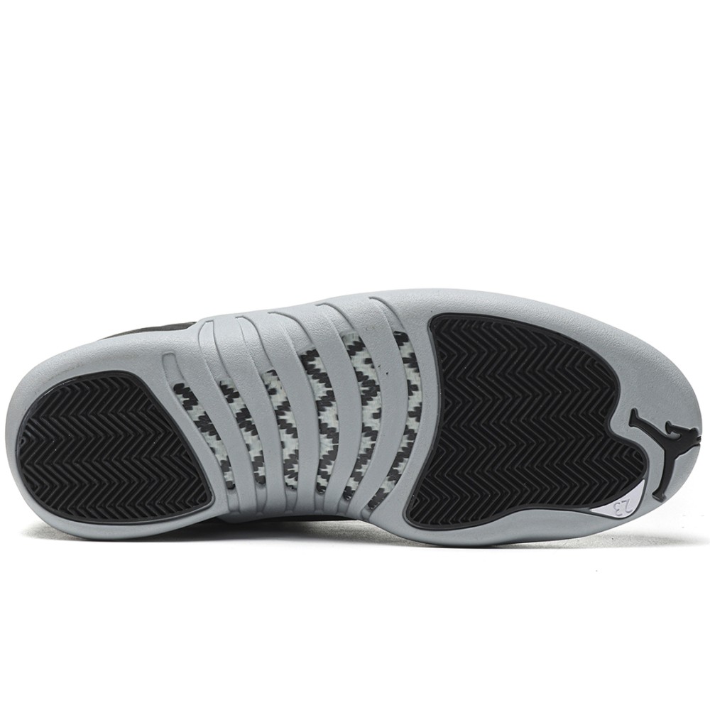 TBkicks Air Jordan 12 Retro Barons  black and gray