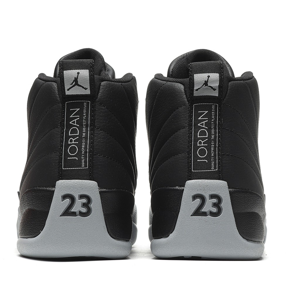 TBkicks Air Jordan 12 Retro Barons  black and gray
