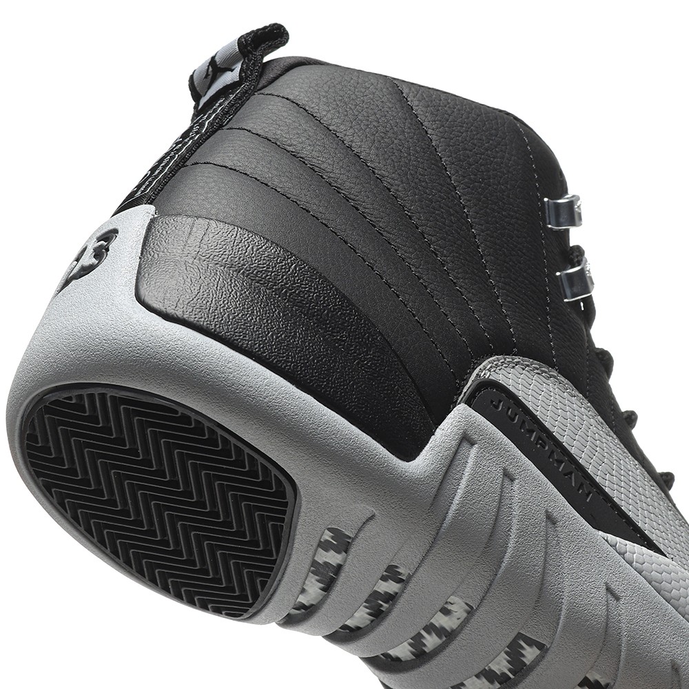 TBkicks Air Jordan 12 Retro Barons  black and gray