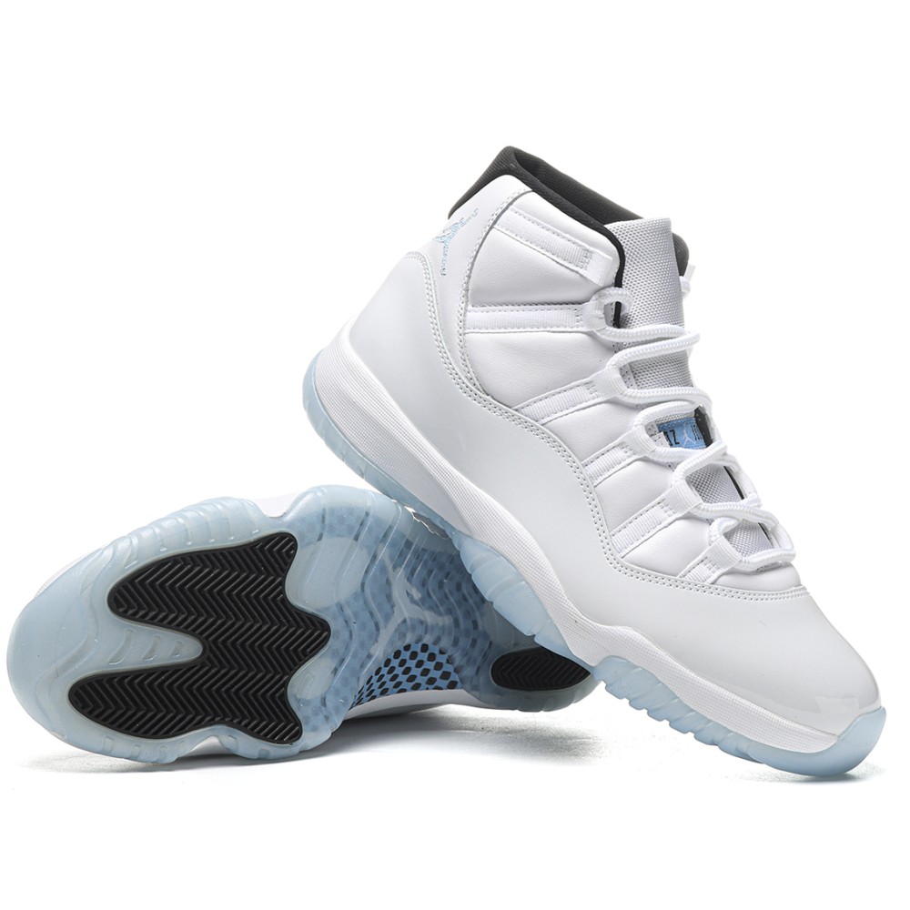 TBkicks Jordan 11 Retro Legend Blue (2024) WHITE/LEGEND BLUE/BLACK