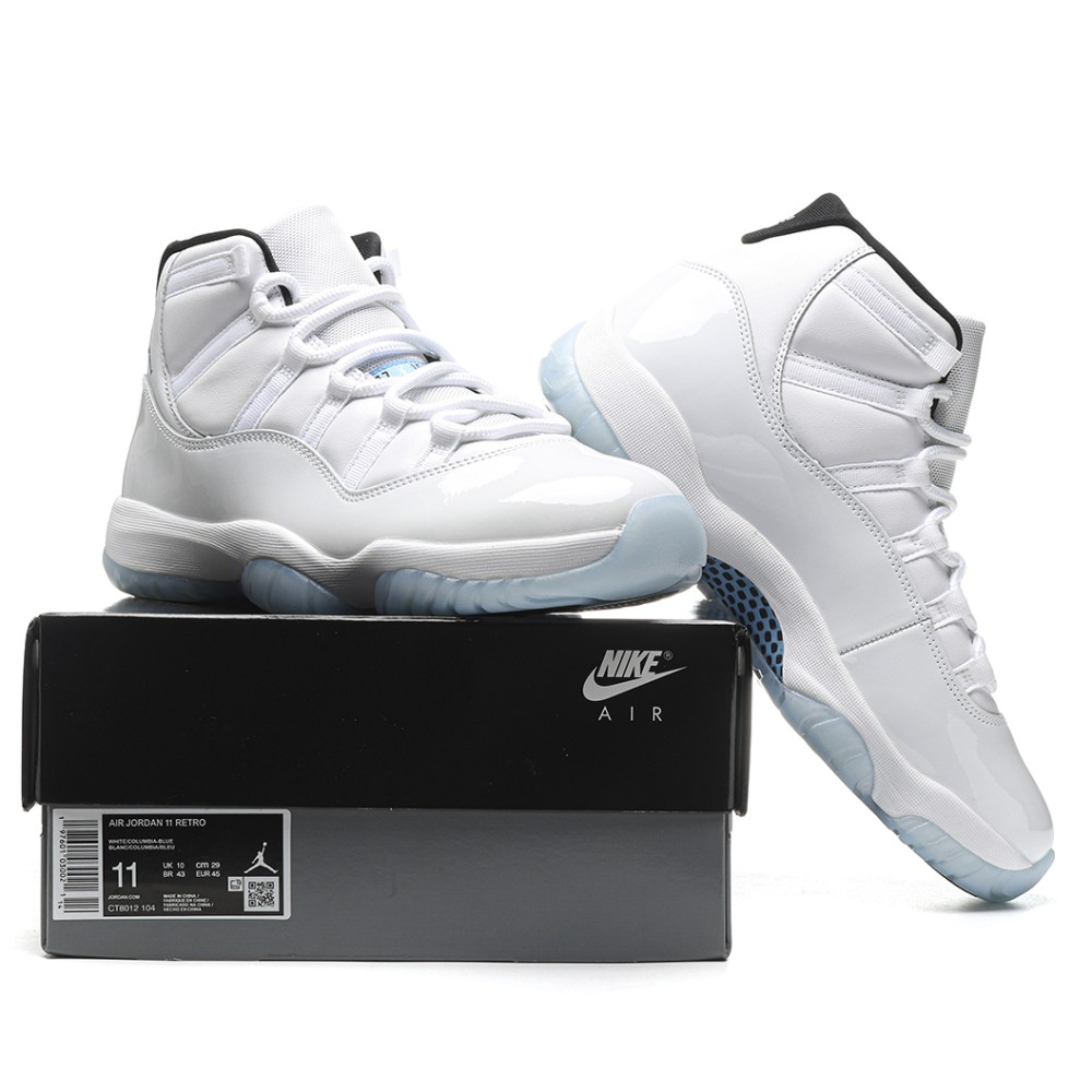 TBkicks Jordan 11 Retro Legend Blue (2024) WHITE/LEGEND BLUE/BLACK