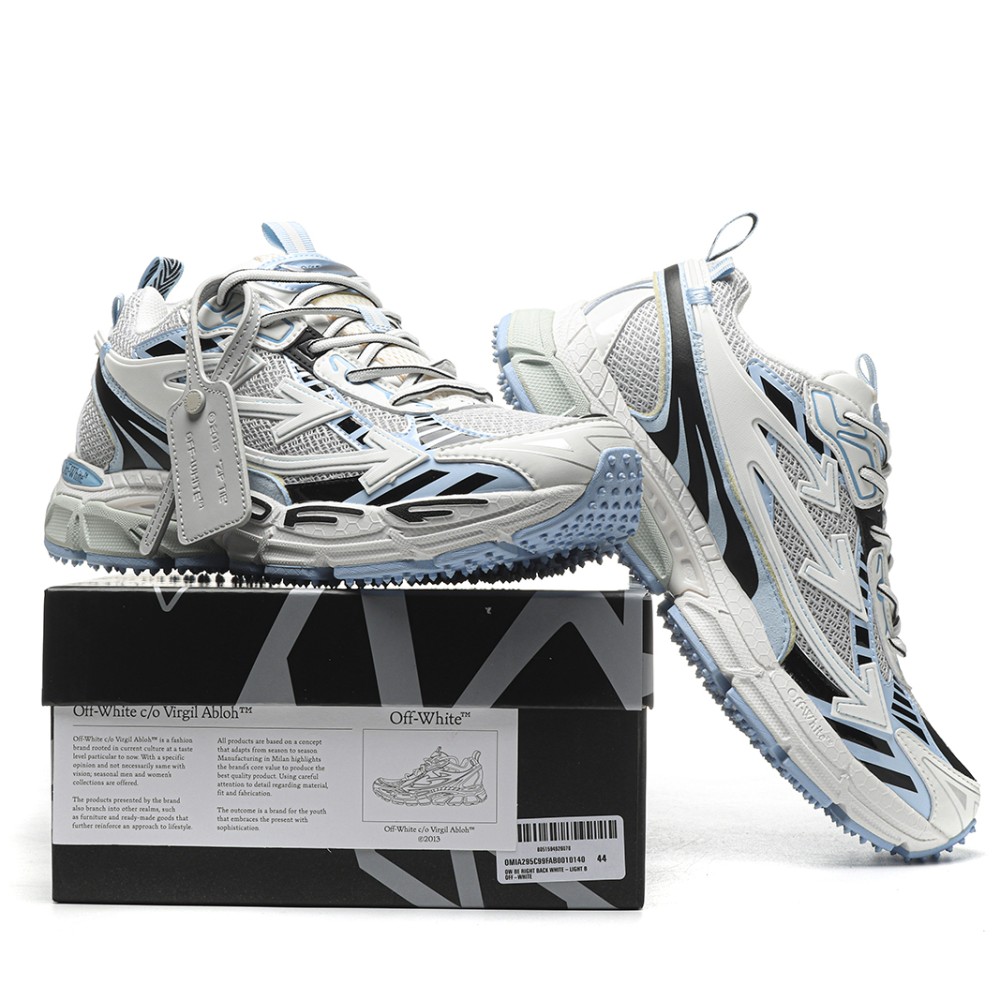 TBkicks OFF-WHITE Be Right Back White Light Blue