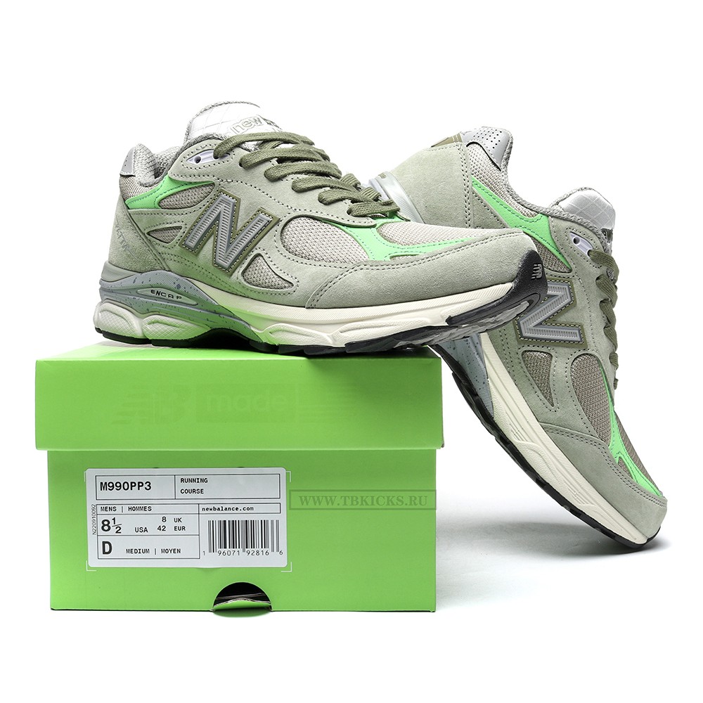 TBkicks New Balance 990v3 MiUSA Patta Keep Your Family Close