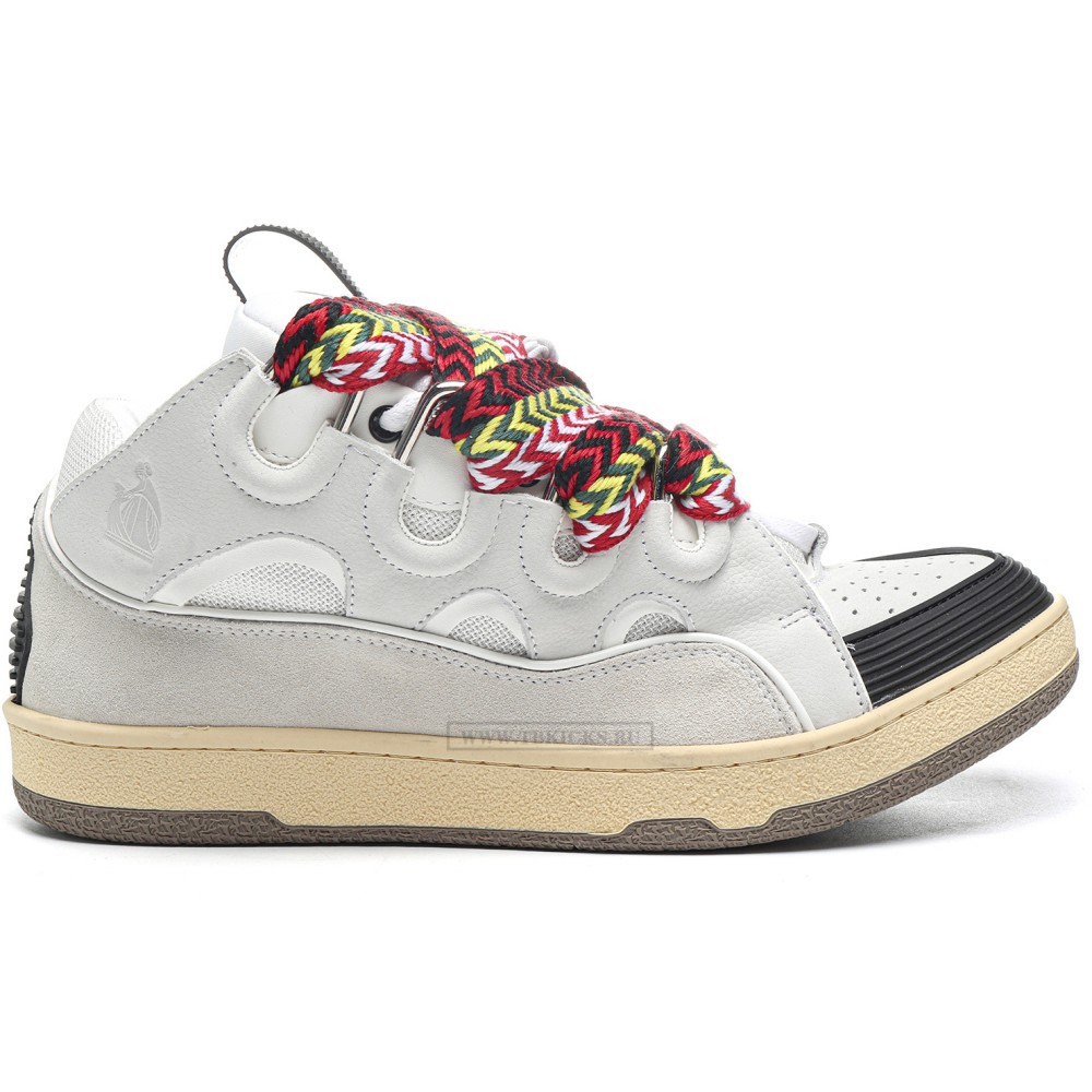 TBkicks 1ANV1N Leather Curb White Ivory