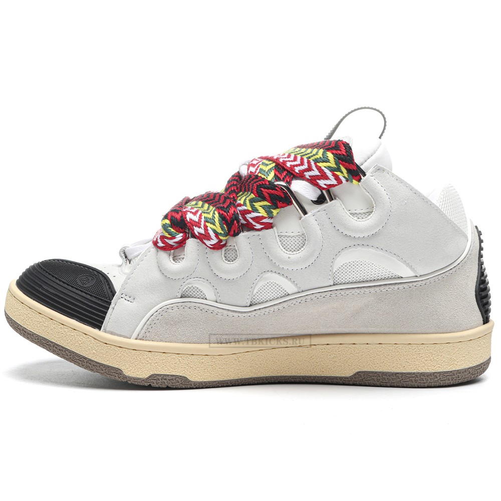TBkicks 1ANV1N Leather Curb White Ivory