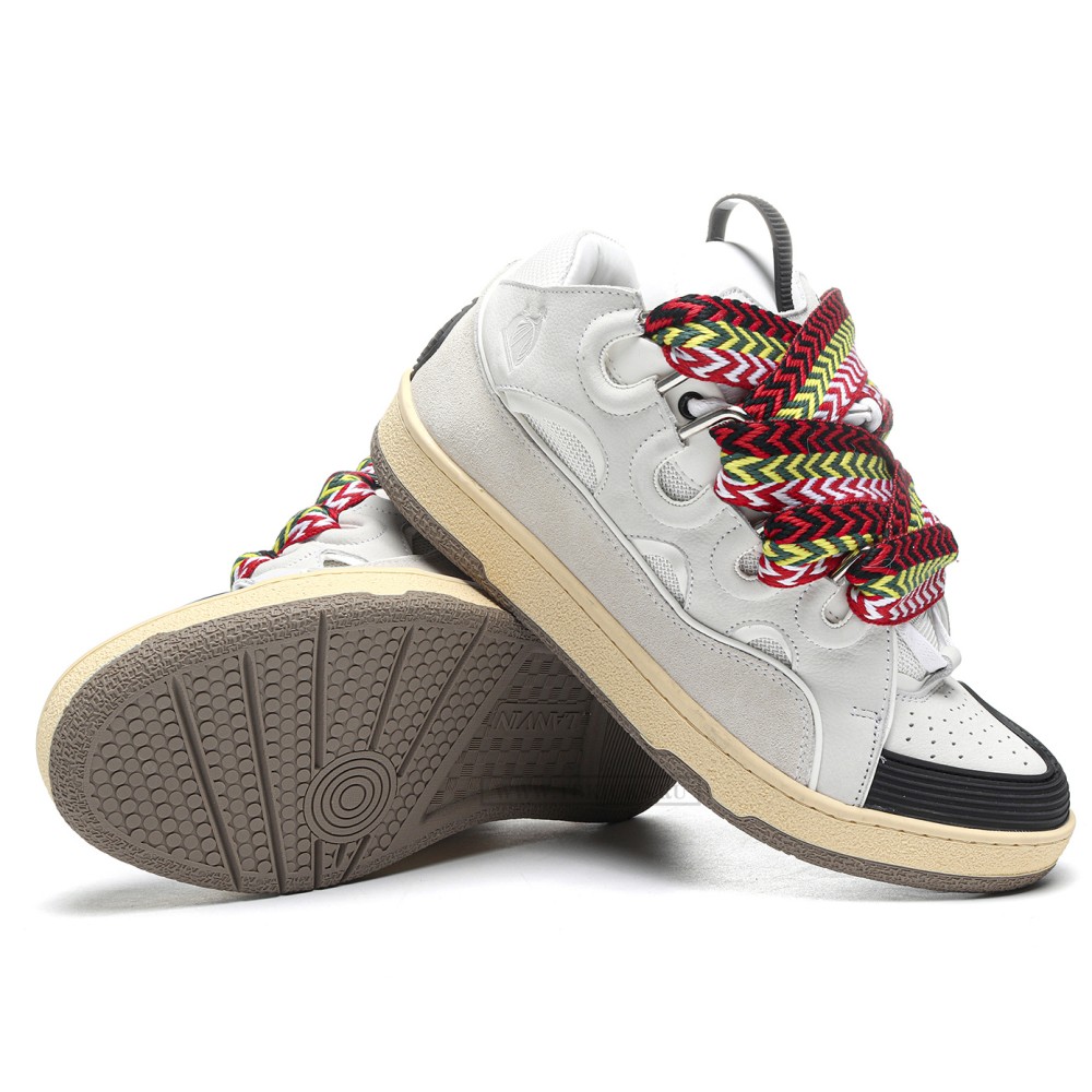 TBkicks 1ANV1N Leather Curb White Ivory