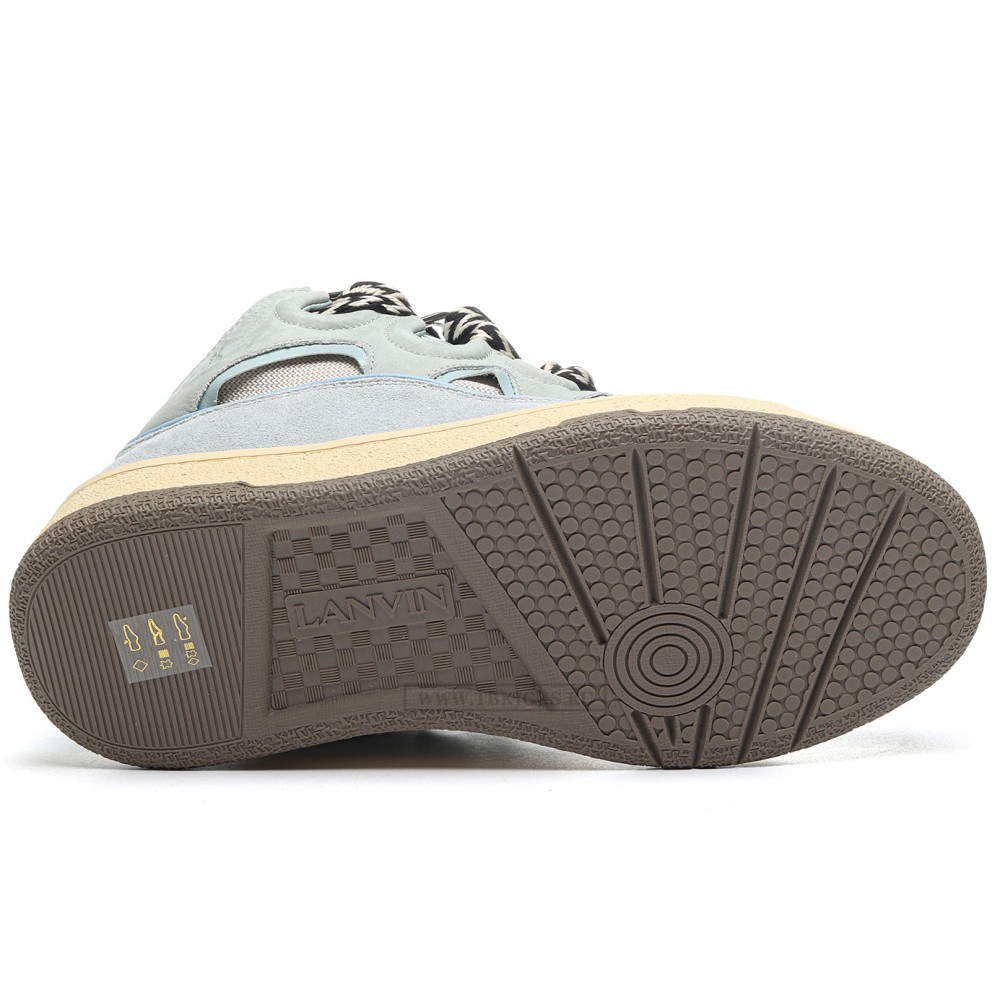 TBkicks 1ANV1N Leather Curb Light Blue Gum