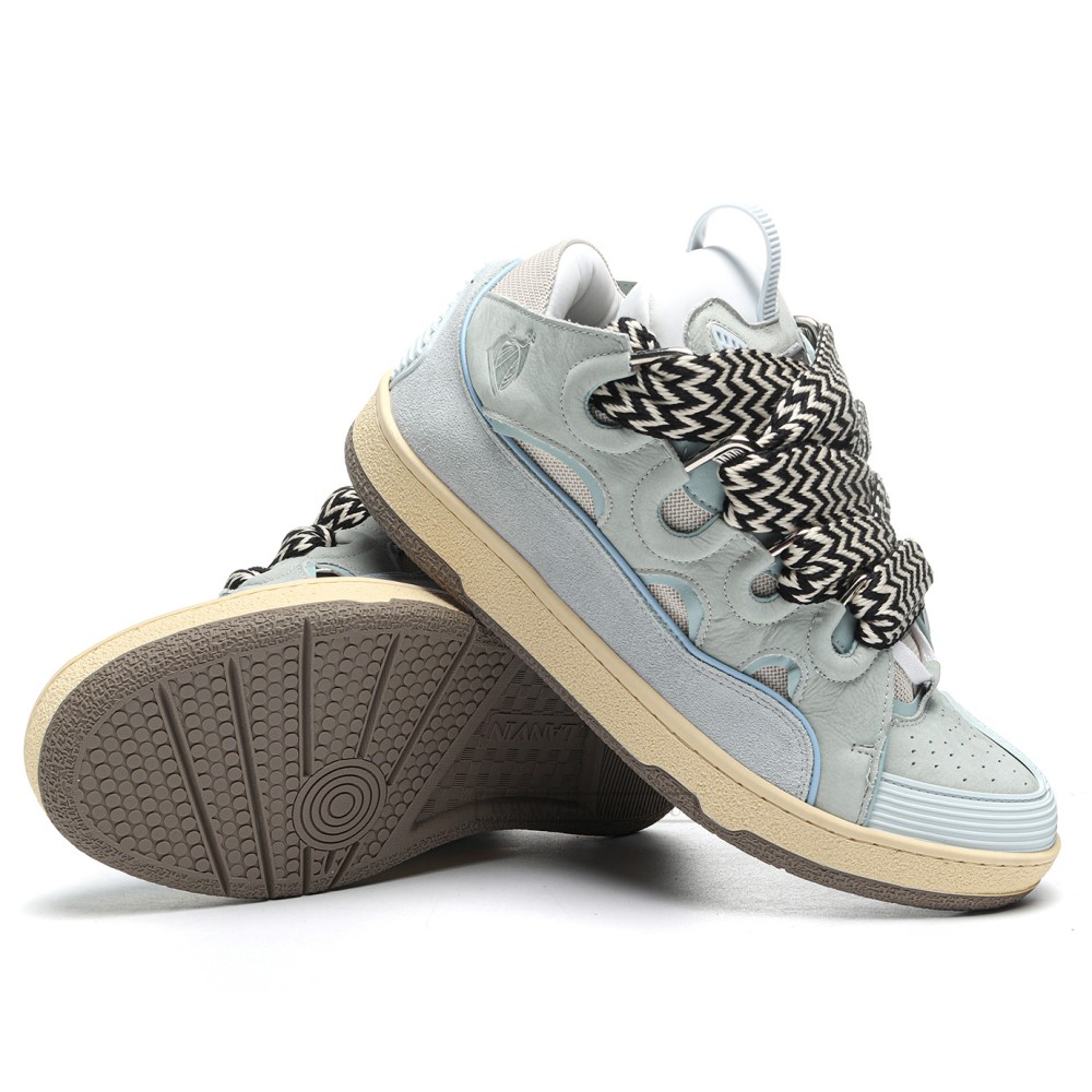 TBkicks 1ANV1N Leather Curb Light Blue Gum