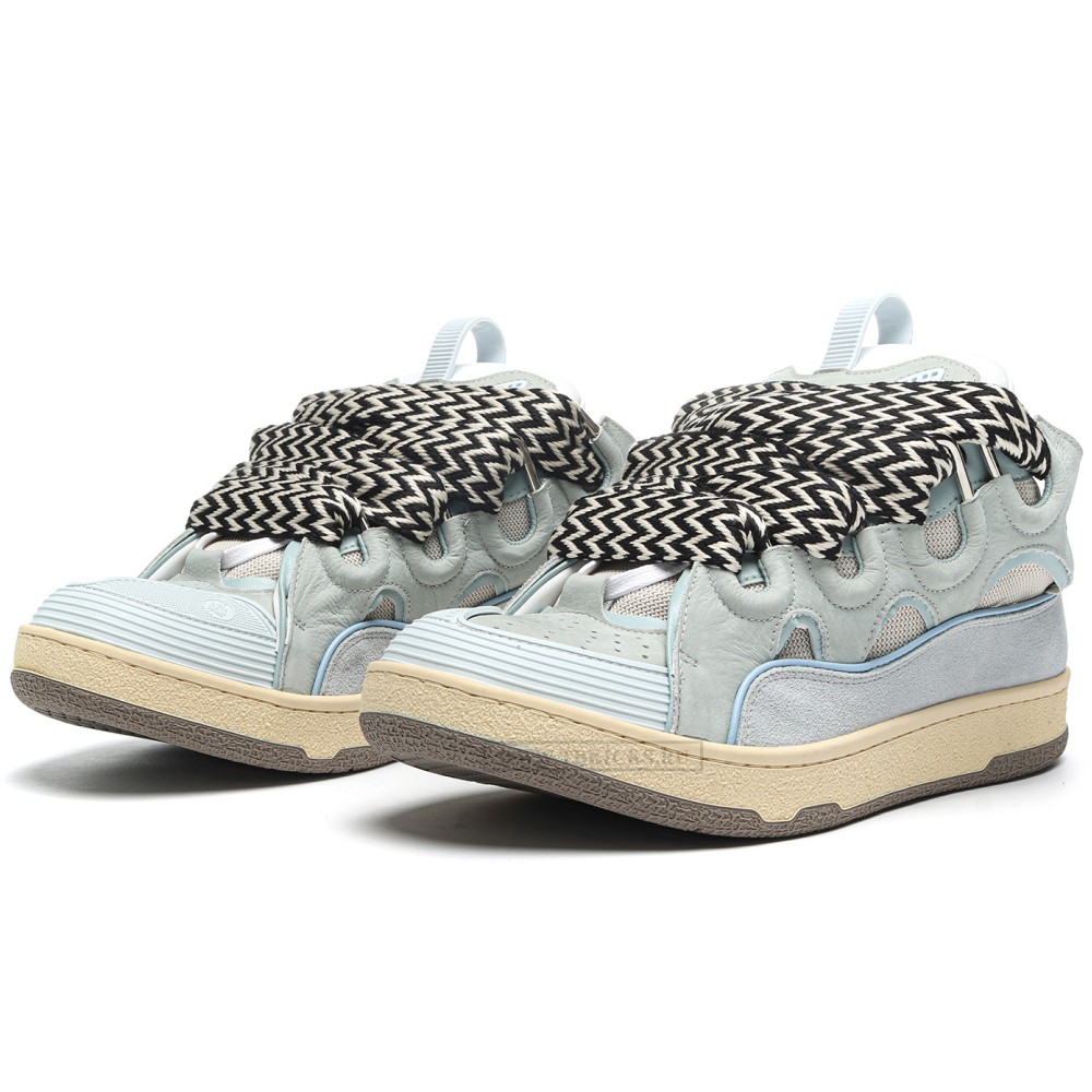 TBkicks 1ANV1N Leather Curb Light Blue Gum