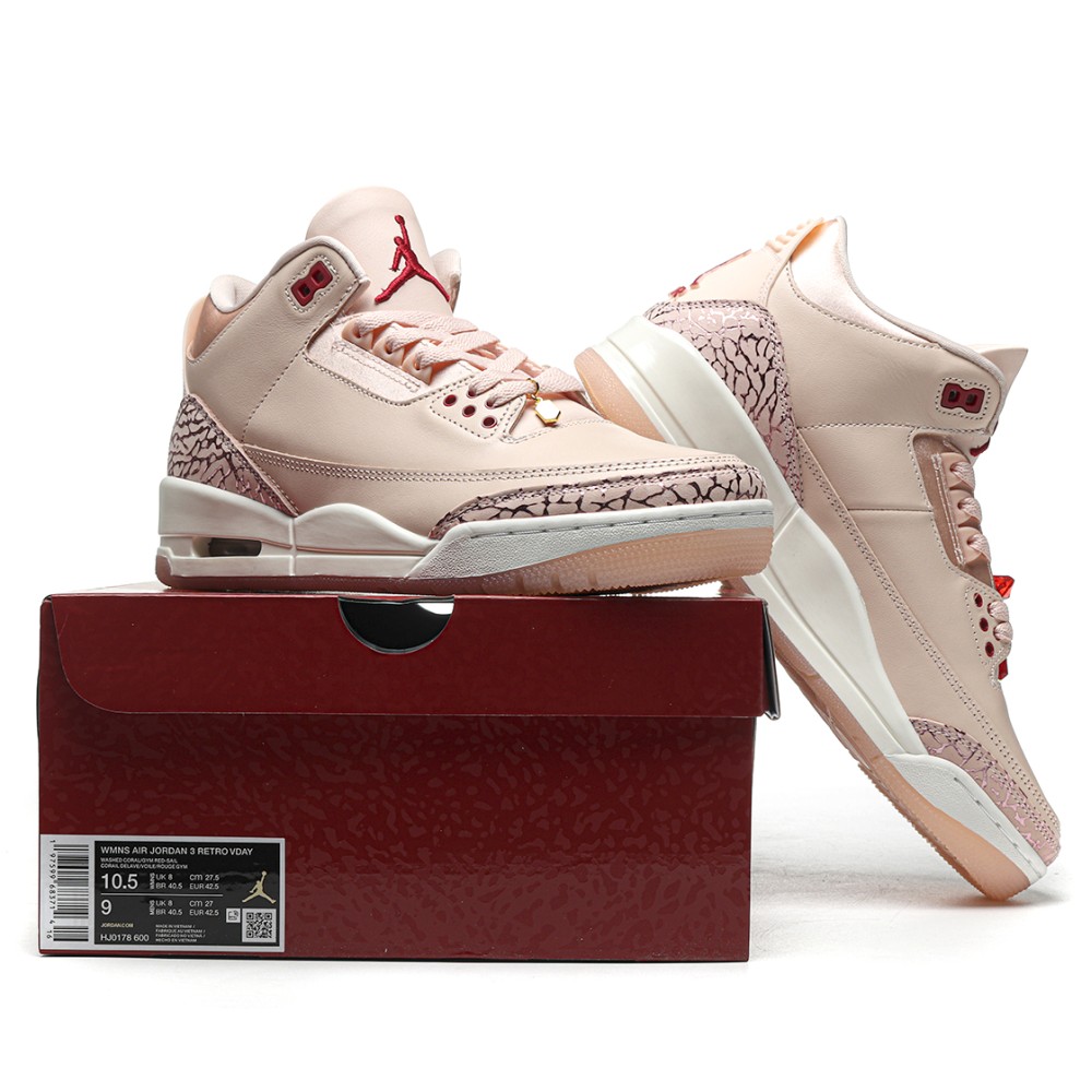 TBkicks Air Jordan 3 Retro Valentine's Day (2025) (Women's)