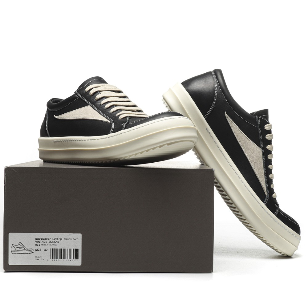 TBkicks R1ck Owens Luxor Vintage Sneaks Black Milk