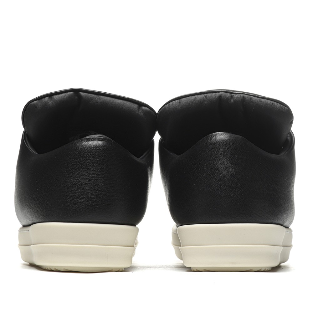 TBkicks R1ck Owens Jumbo Lace Padded Sneaks Low Black Milk