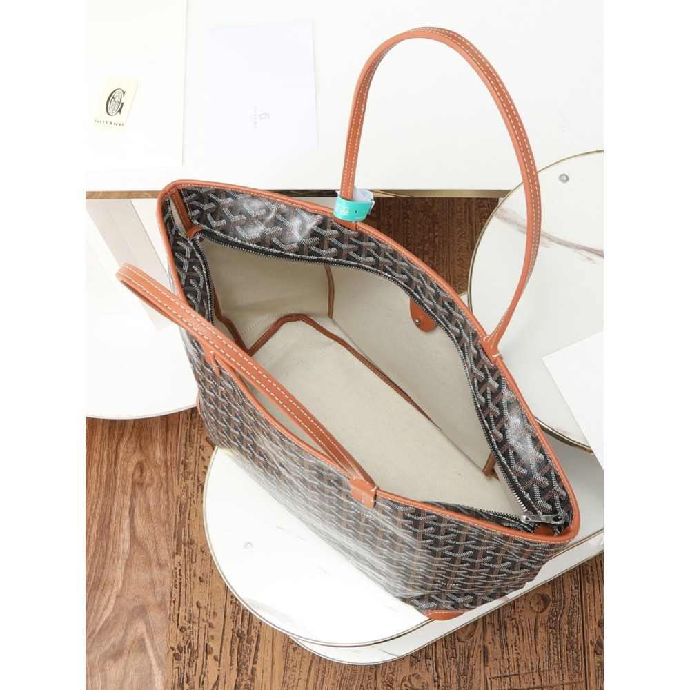 tbkicks g0yard saint L**is pm bag black & tan