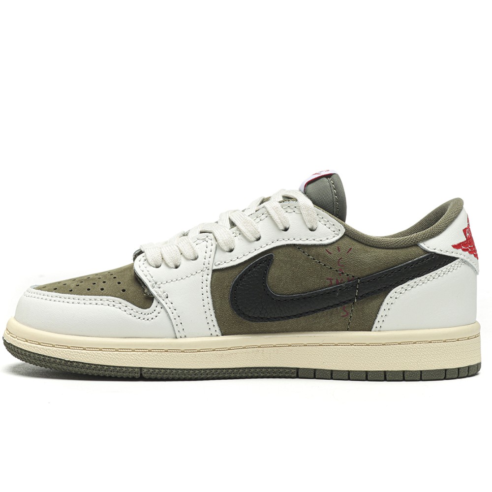 TBkicks Air Jordan 1 Retro Low OG SP Travis Scott Medium Olive (PS)