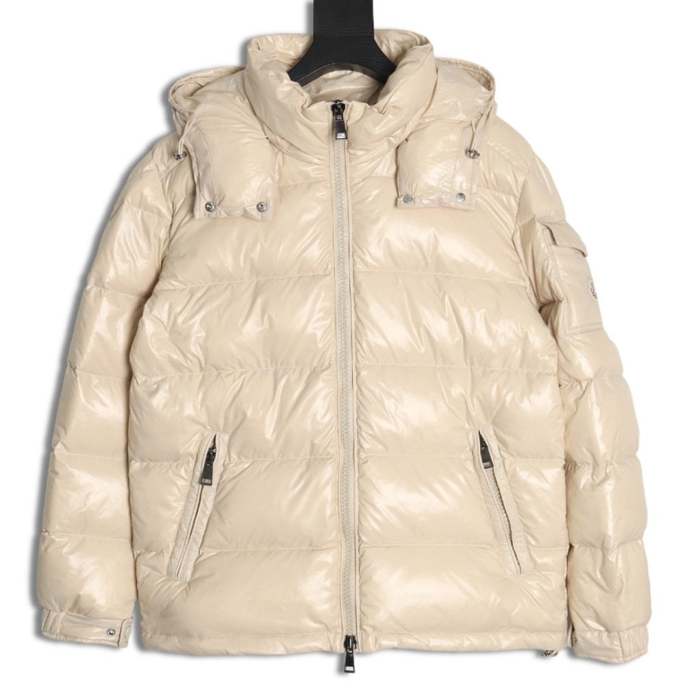 TBkicks M0ncler MAYA Mayan Short Down Jacket (Beige)