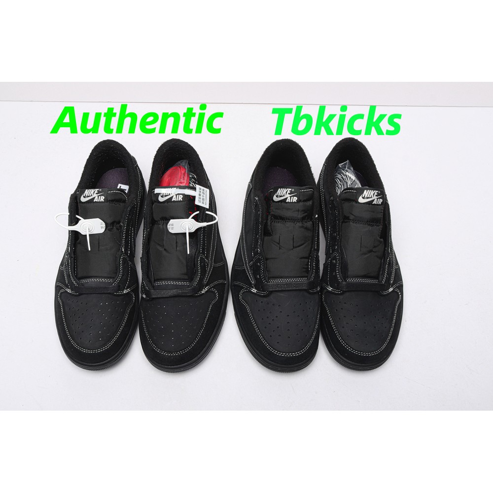 TBkicks Travis Scott Air Jordan 1 Black Phantom