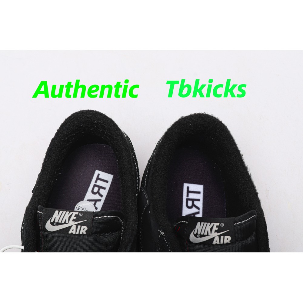 TBkicks Travis Scott Air Jordan 1 Black Phantom