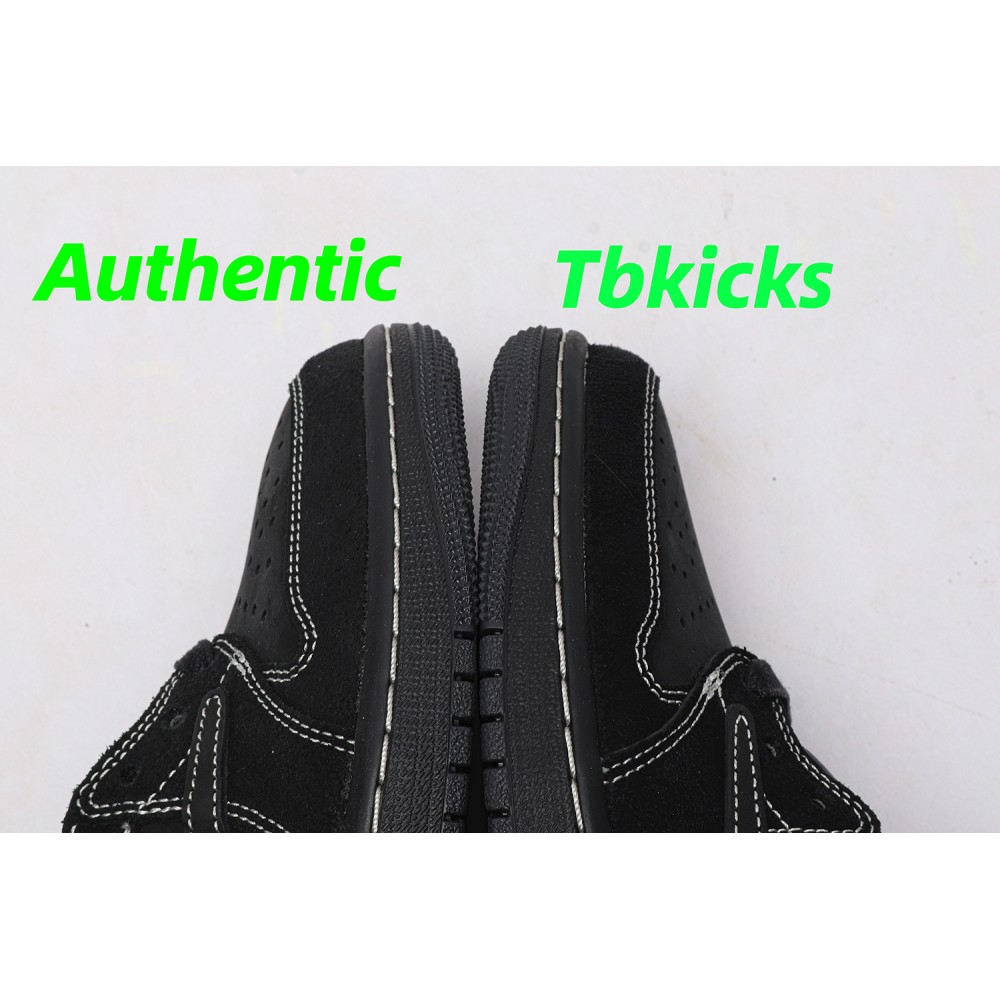 TBkicks Travis Scott Air Jordan 1 Black Phantom