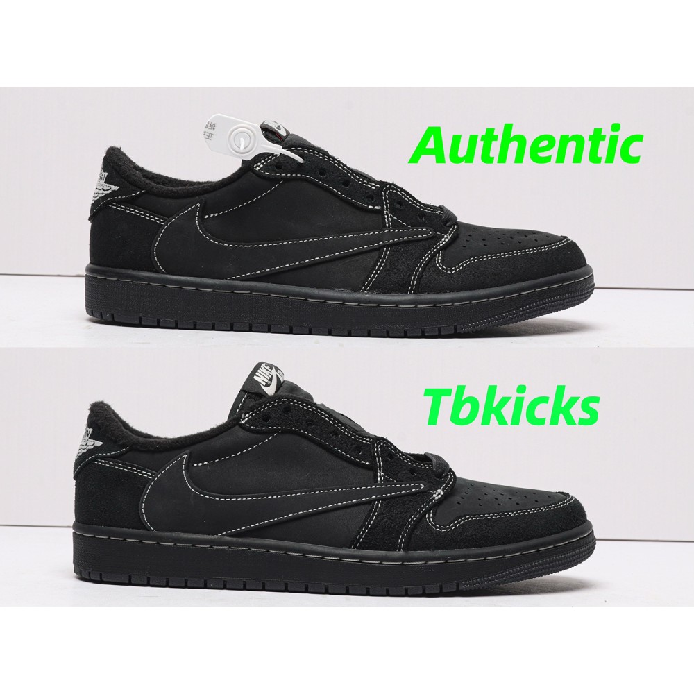 TBkicks Travis Scott Air Jordan 1 Black Phantom