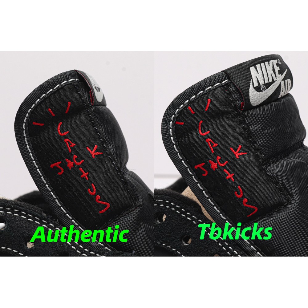 TBkicks Travis Scott Air Jordan 1 Black Phantom
