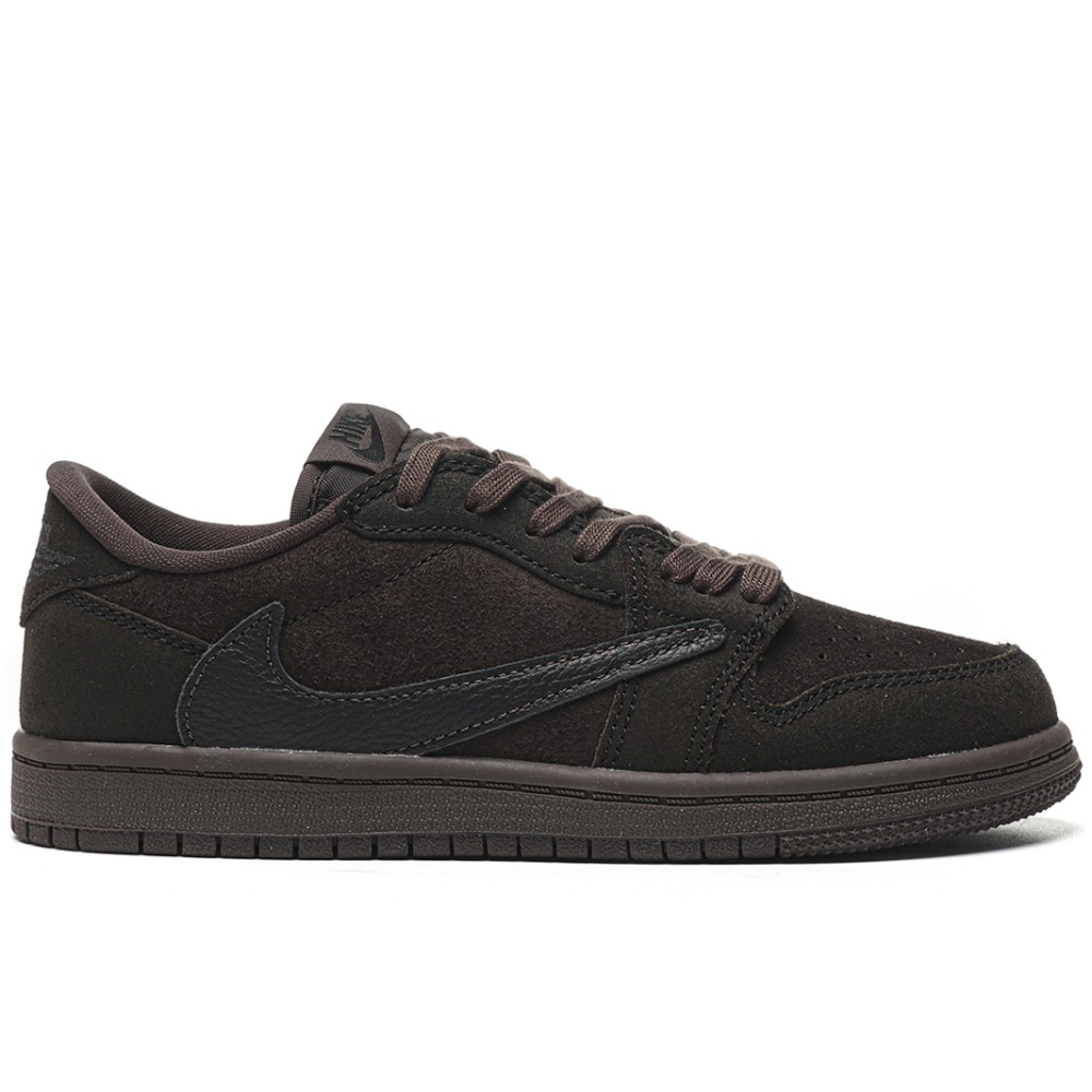 TBkicks Travis Scott Air Jordan 1 Retro Low OG SP Velvet Brown (PS)