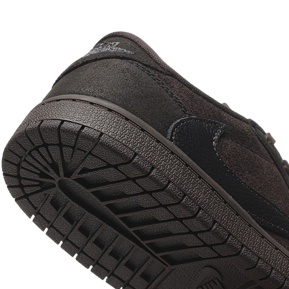 TBkicks Travis Scott Air Jordan 1 Retro Low OG SP Velvet Brown (PS)