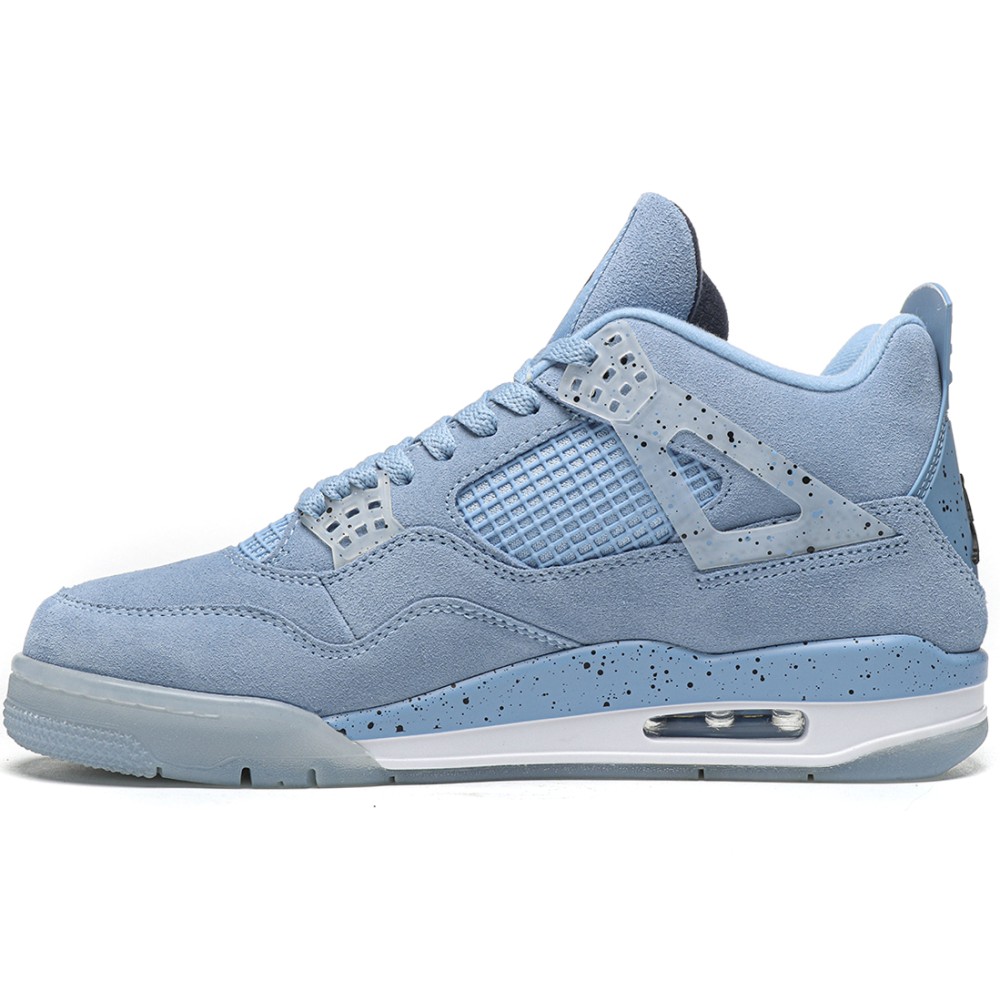 TBkicks Jordan 4 Retro 'UNC Football' PE Blue