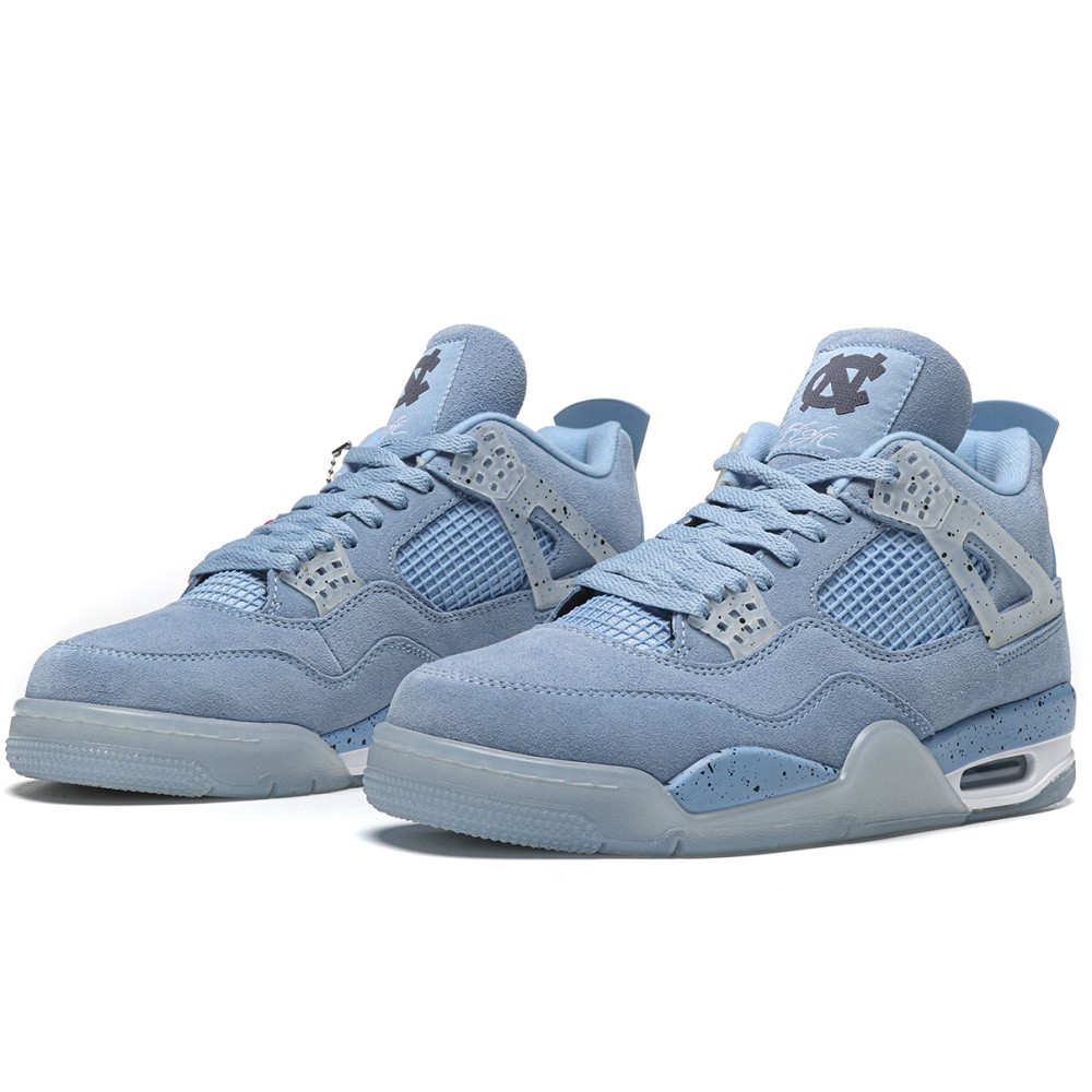 TBkicks Jordan 4 Retro 'UNC Football' PE Blue
