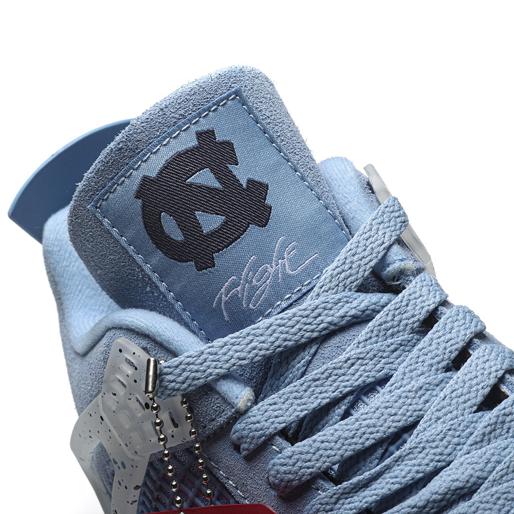 TBkicks Jordan 4 Retro 'UNC Football' PE Blue