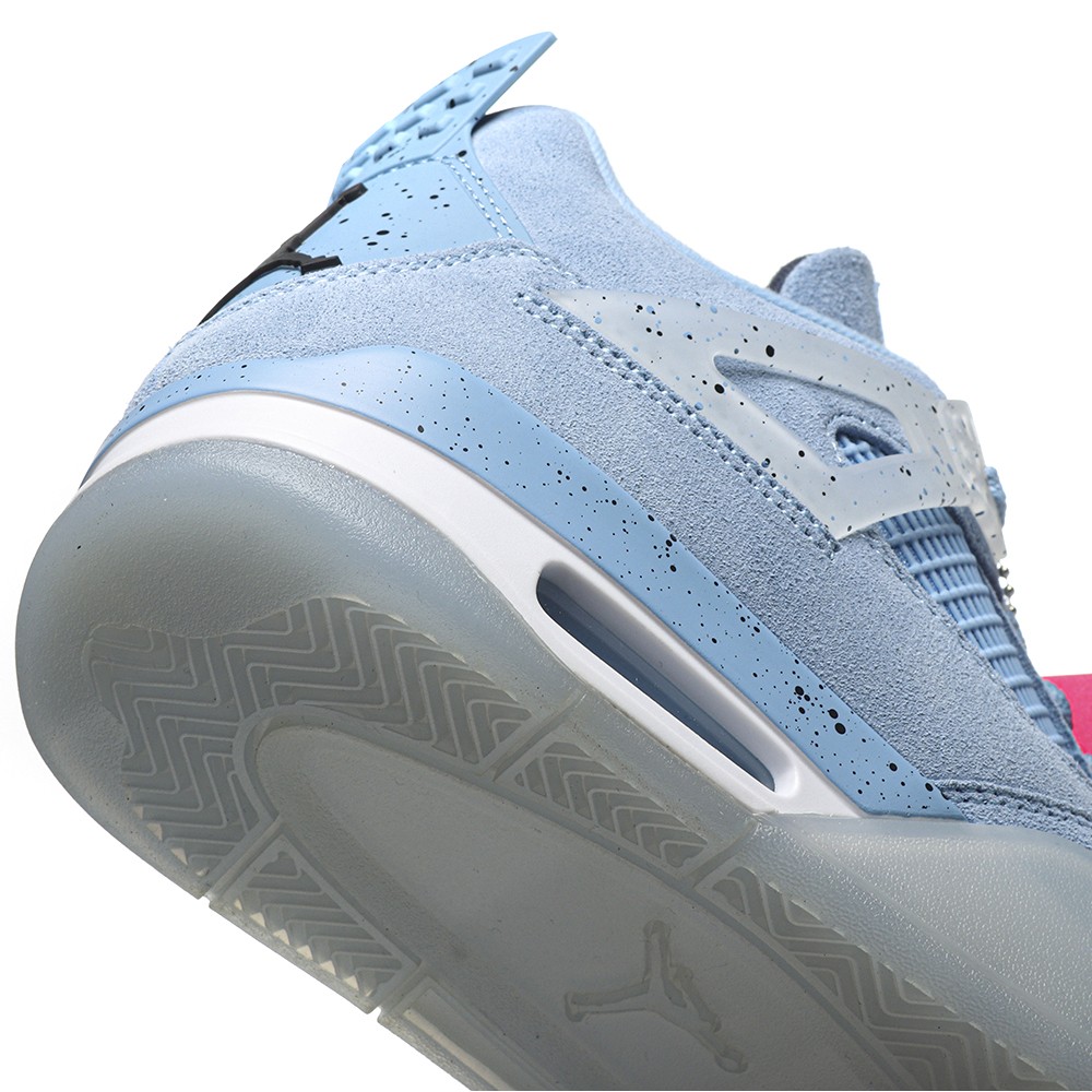 TBkicks Jordan 4 Retro 'UNC Football' PE Blue