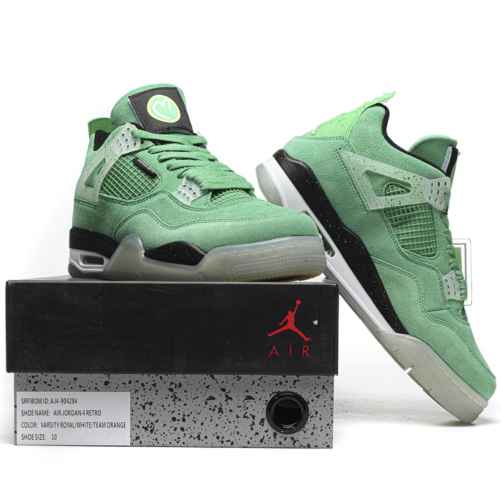 TBkicks Jordan 4 Retro Emerald Green Black