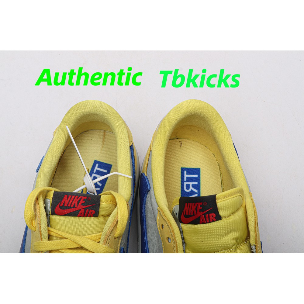 TBkicks Travis Scott Air Jordan 1 Retro Low OG SP Canary
