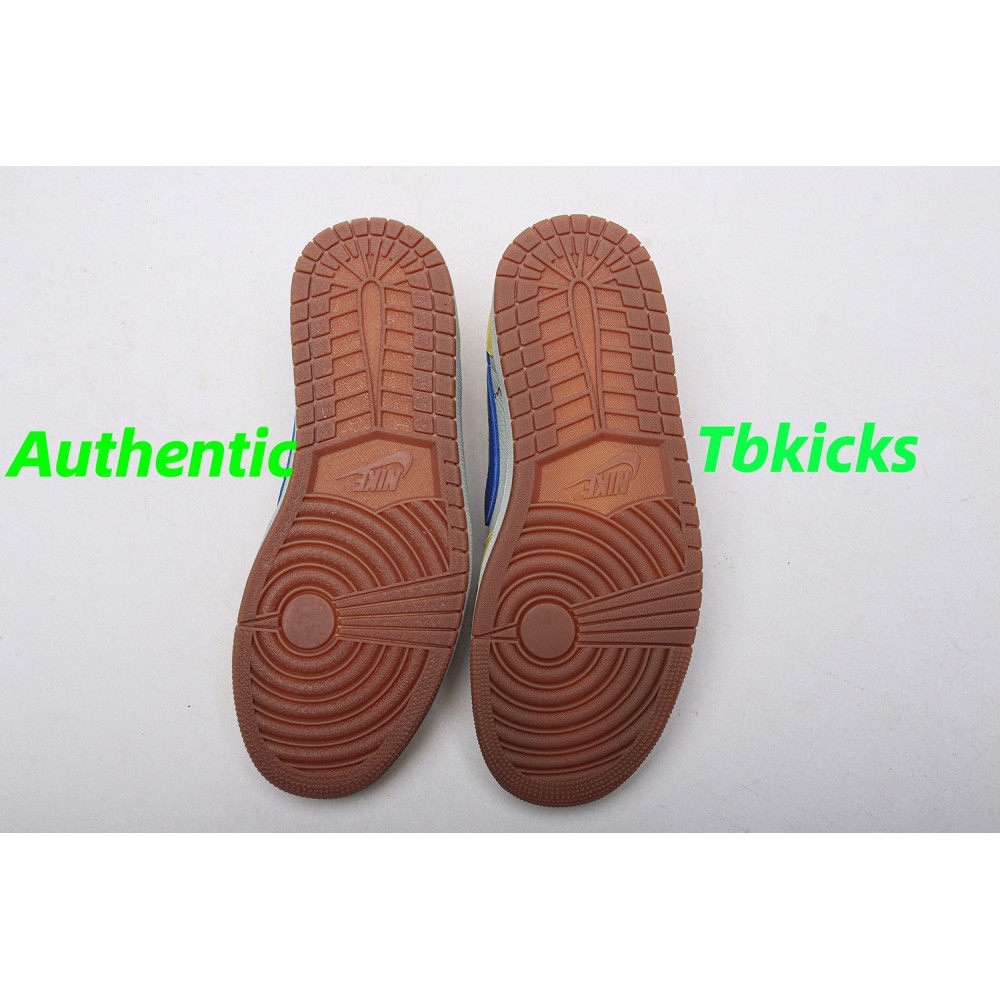 TBkicks Travis Scott Air Jordan 1 Retro Low OG SP Canary