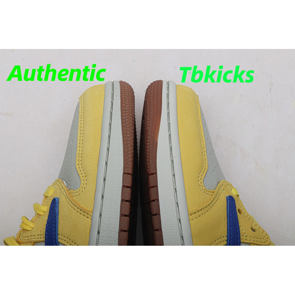 TBkicks Travis Scott Air Jordan 1 Retro Low OG SP Canary