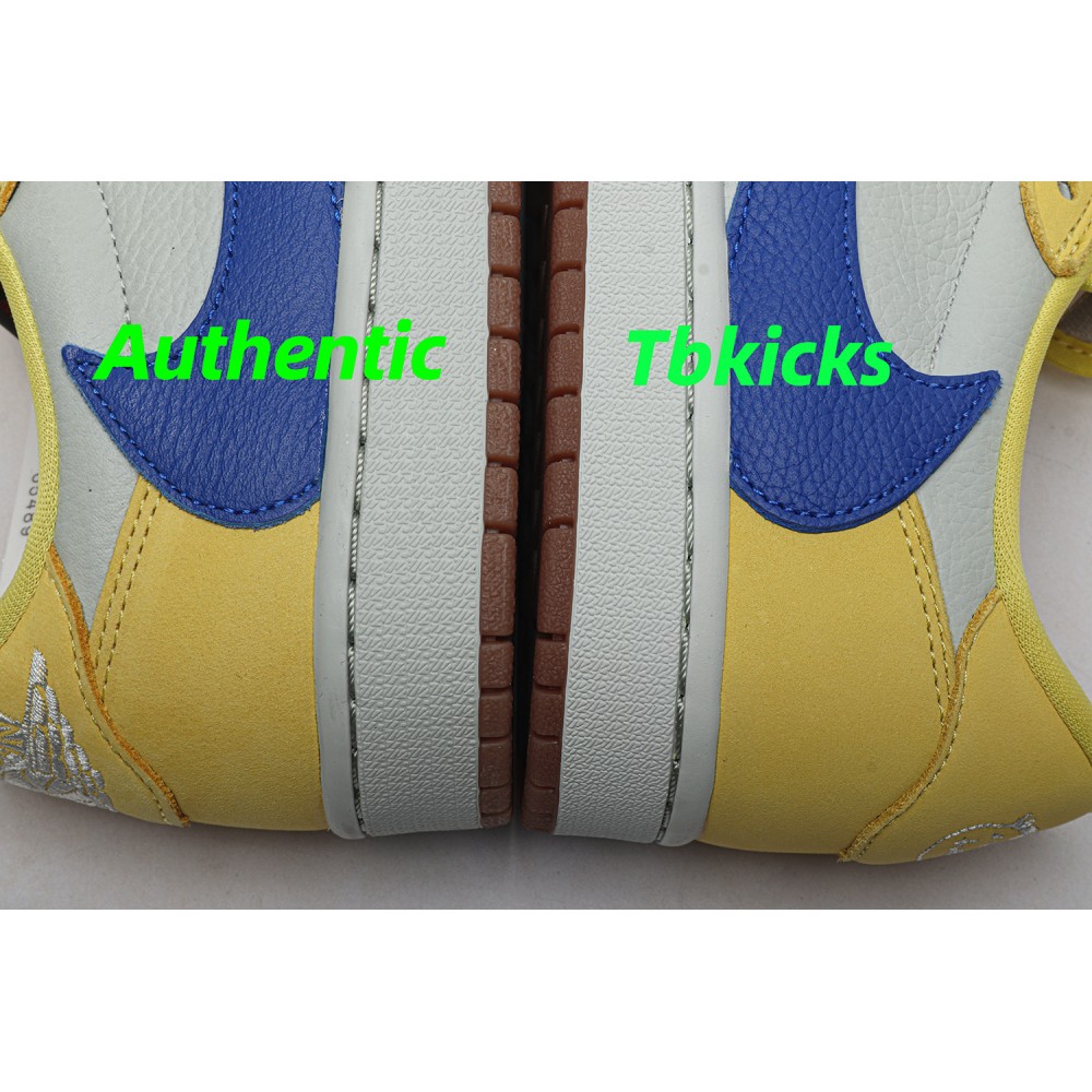 TBkicks Travis Scott Air Jordan 1 Retro Low OG SP Canary