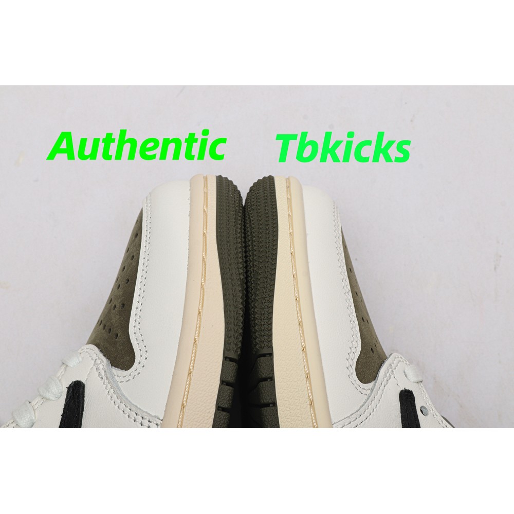 TBkicks Travis Scott Air Jordan 1  Low OG "Medium Olive"