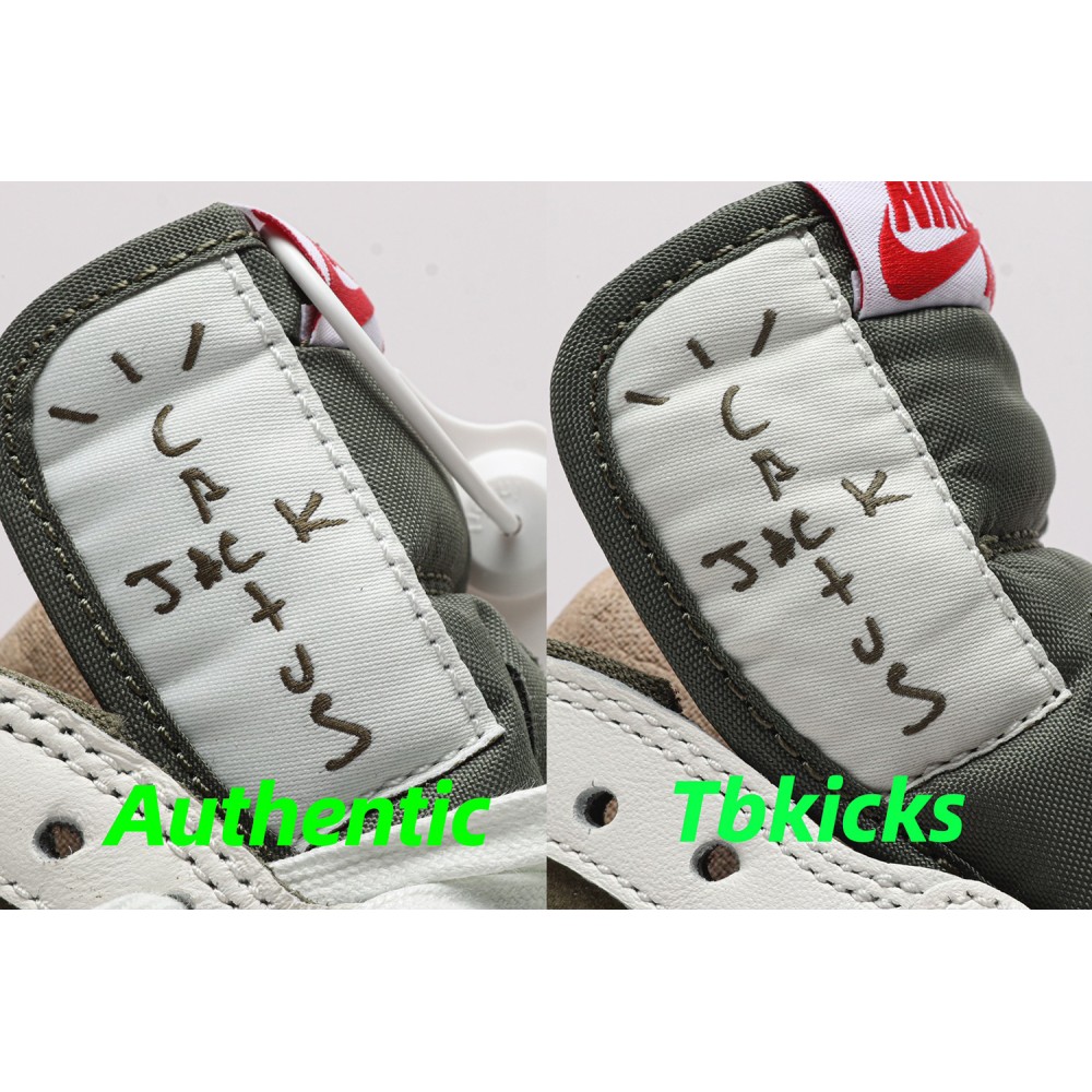 TBkicks Travis Scott Air Jordan 1  Low OG "Medium Olive"