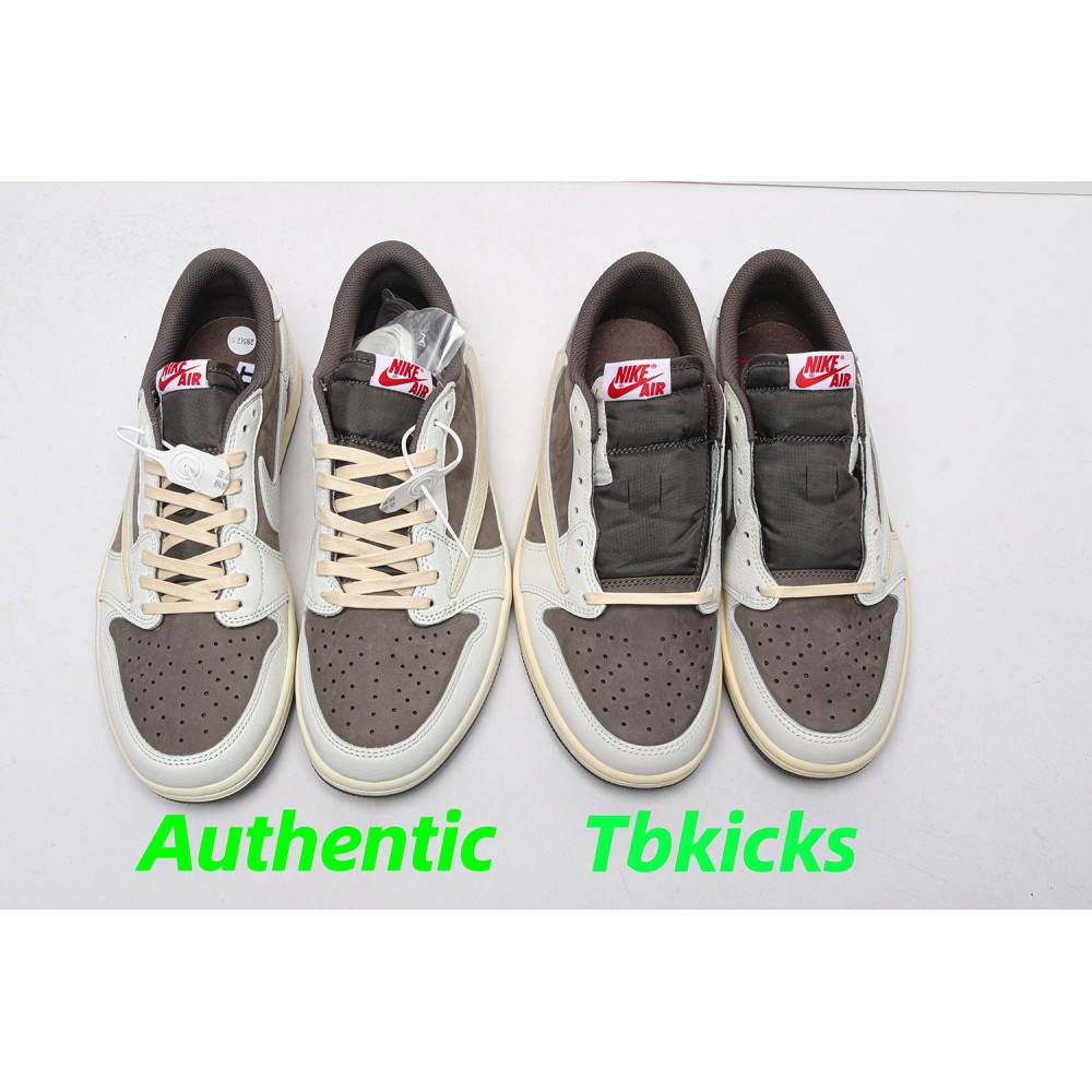 TBkicks Travis Scott Air Jordan 1 Reverse Mocha