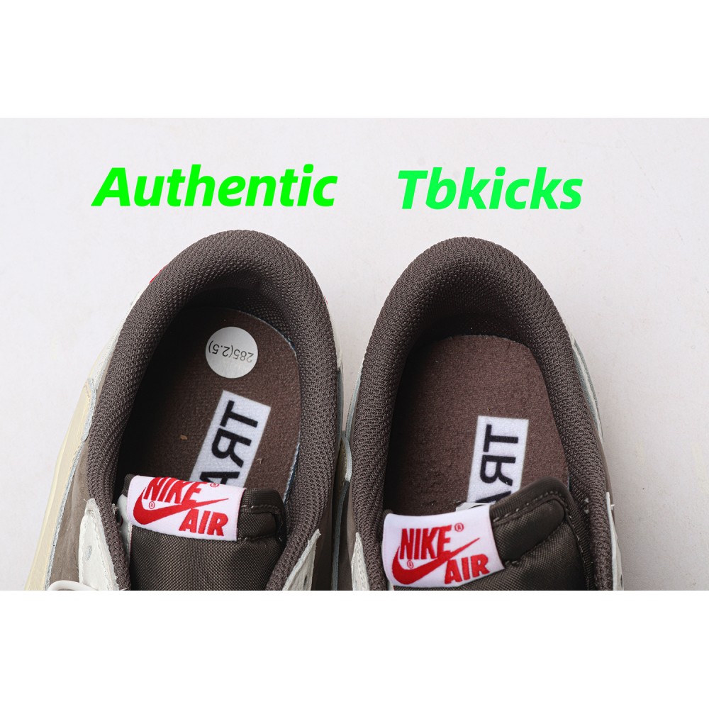 TBkicks Travis Scott Air Jordan 1 Reverse Mocha