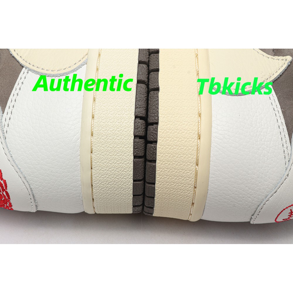 TBkicks Travis Scott Air Jordan 1 Reverse Mocha