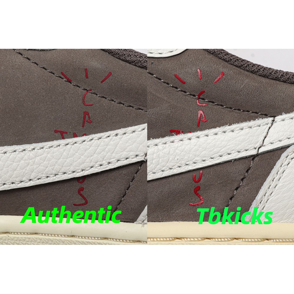 TBkicks Travis Scott Air Jordan 1 Reverse Mocha