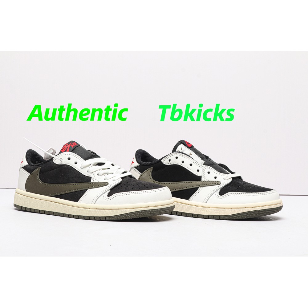 TBkicks Travis Scott Air Jordan 1 Low OG SP Olive  (Women's)