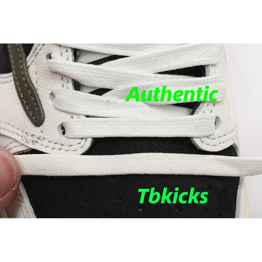 TBkicks Travis Scott Air Jordan 1 Low OG SP Olive  (Women's)